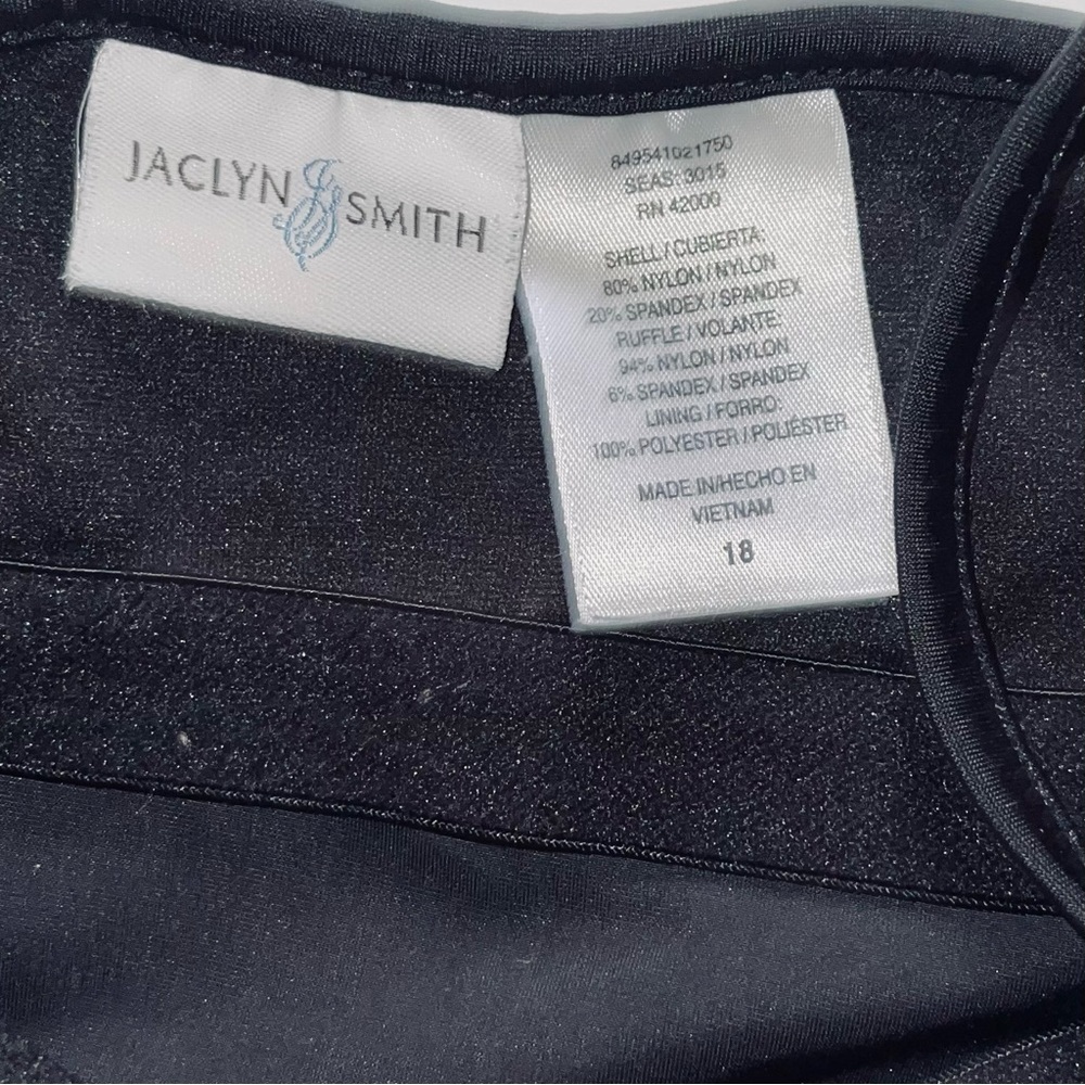 Jaclyn Smith Swim Top Sz 18 - Picture 3 of 3